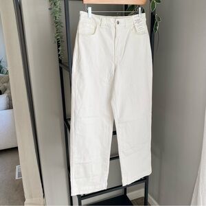 Madewell Women's White Flare & Wide Leg Jeans